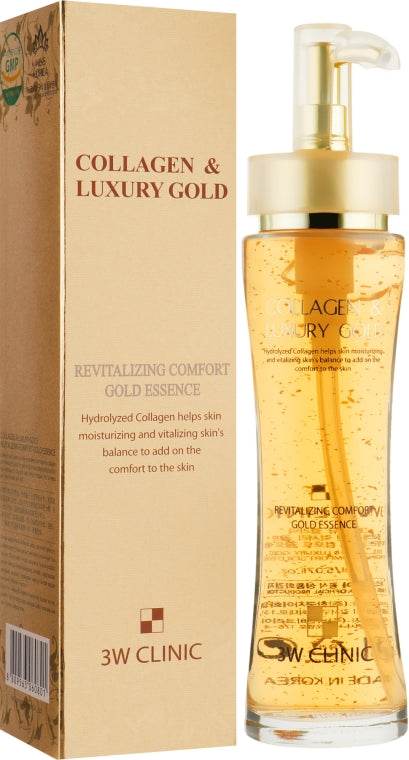 3W CLINIC Collagen & luxury Gold Revitalizing Comfort Gold Essence 150ml